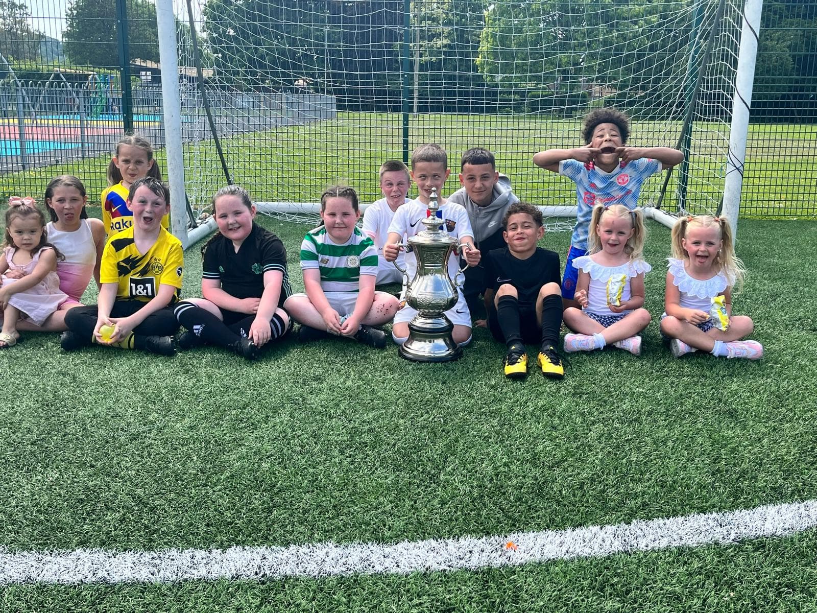 Group of children enjoying a Raise The Baah birthday party.