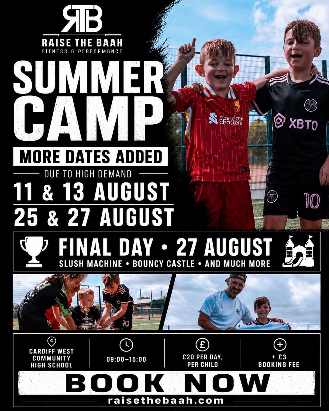 RTB Summer Camps poster.