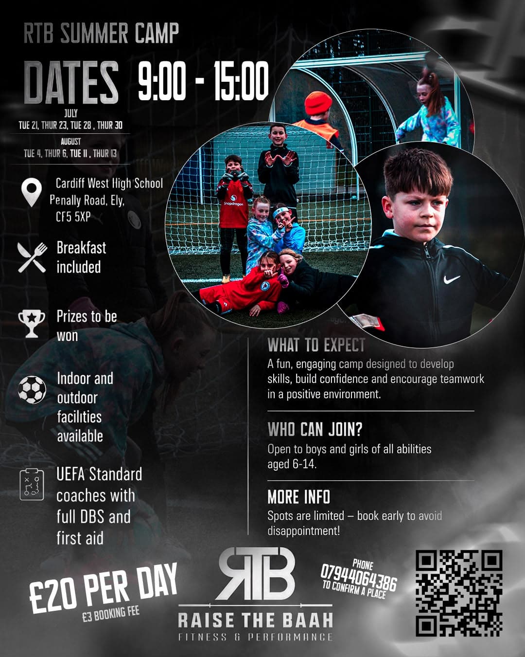 RTB Summer Camps poster
